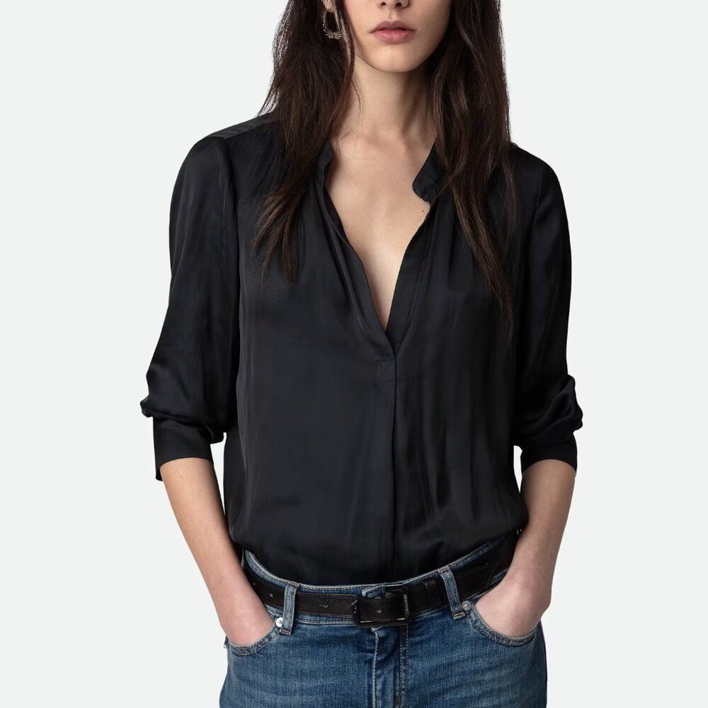 Zadig&Voltaire Tink Satin Blouse NWT